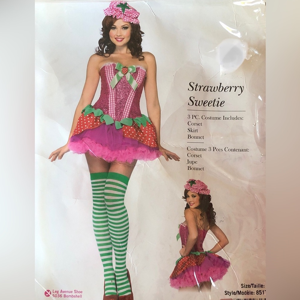 Leg Avenue *rare* Strawberry Sweetie Halloween Costume